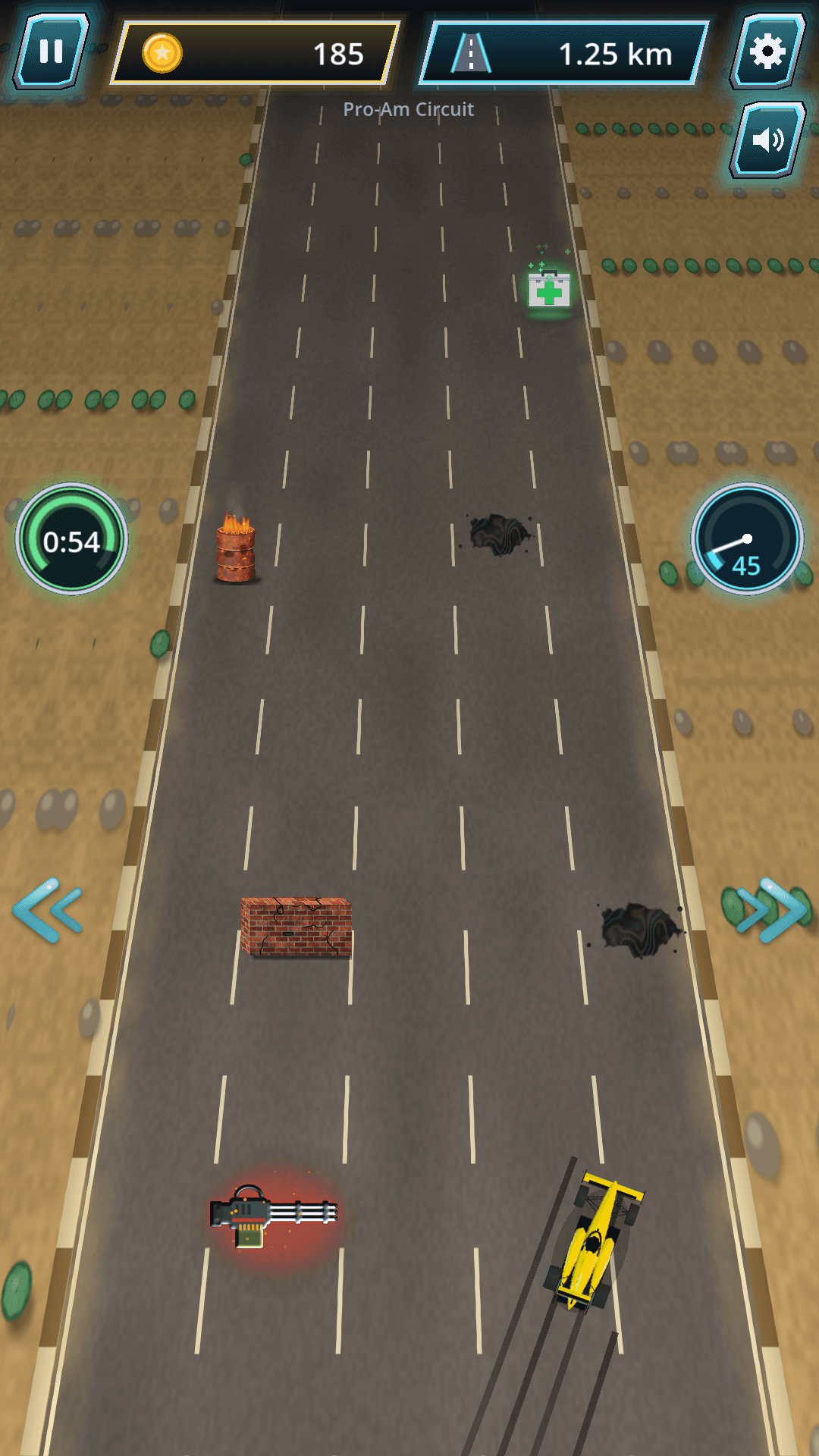 Heavy Lane — Pro-Am Circuit desert track