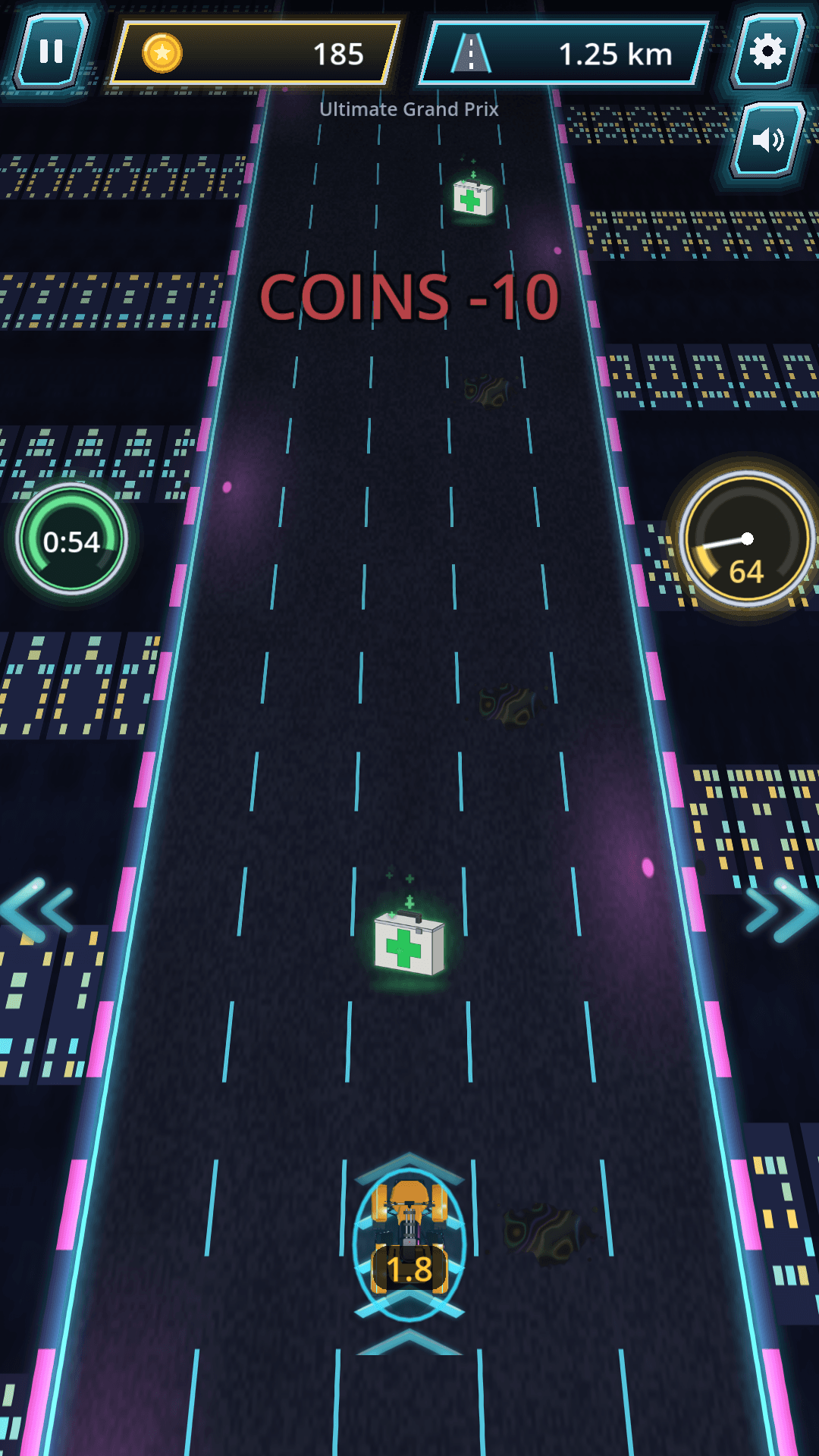 Heavy Lane — Ultimate Grand Prix neon city